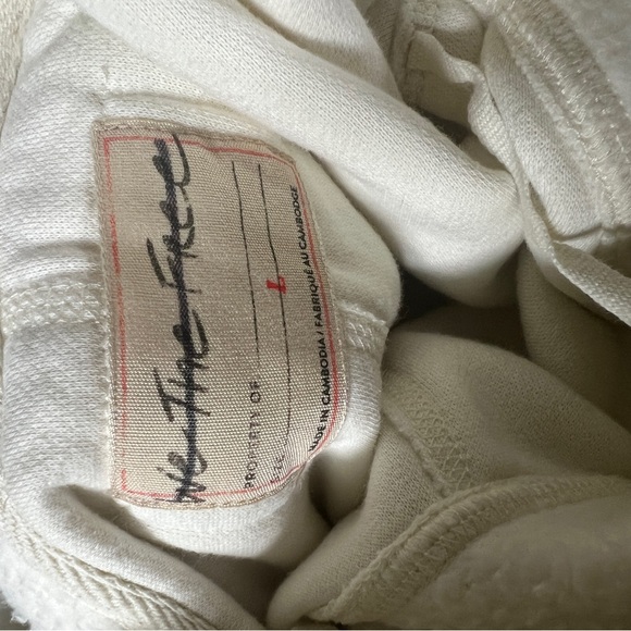 Free People L white Fireside Funnelneck fleece - Picture 5 of 6